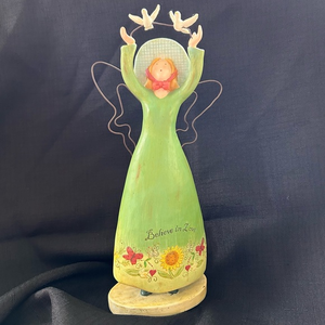 Country‎ Gatherings “Believe In Love” By Russ Berrie #28493 Doves Angel